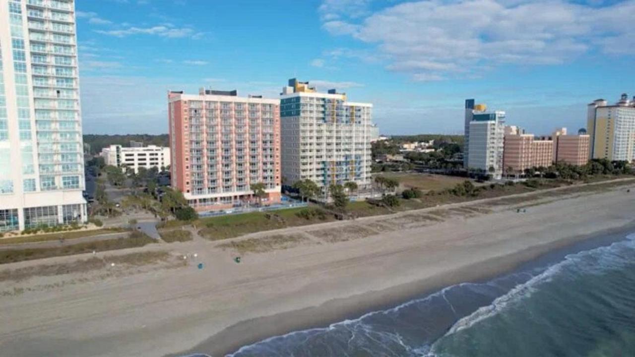 Beachfront Condo In Atlantica Resort With Pool Миртъл Бийч Екстериор снимка