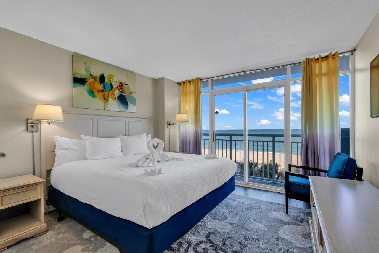 Beachfront Condo In Atlantica Resort With Pool Миртъл Бийч Екстериор снимка